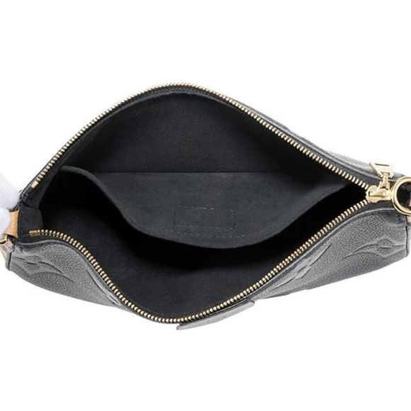 Louis Vuitton Monogram Chain Shoulder Bag Leather Black Leopard Print - Picture 5 of 9